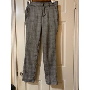PacSun Plaid Pants Black and White